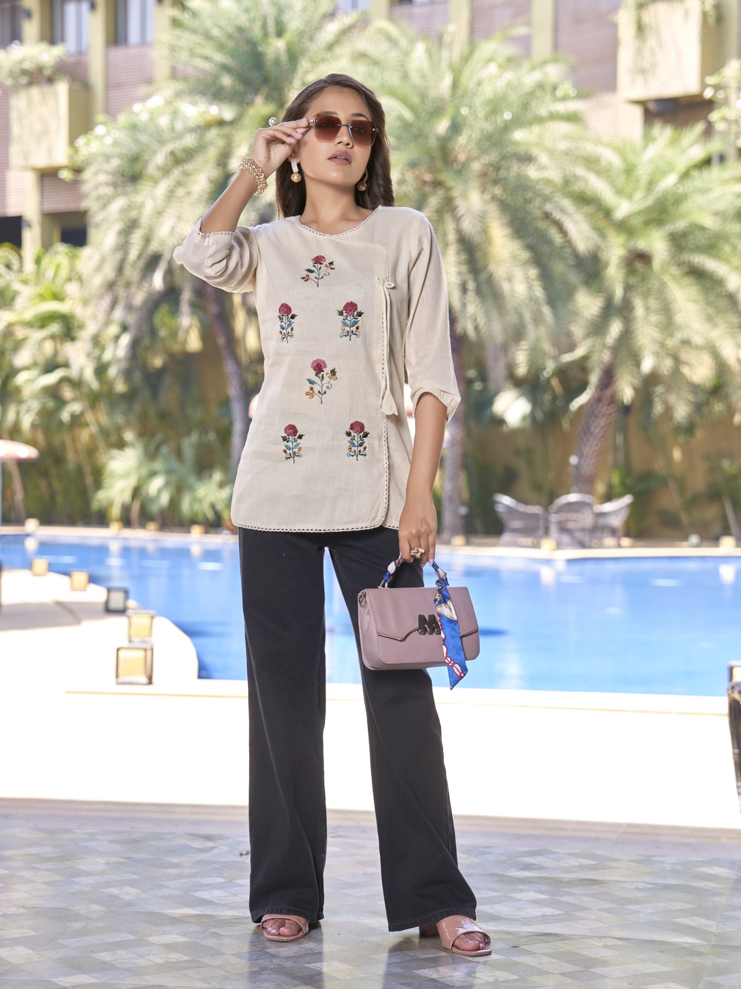 HANDCRAFTED KHADI TOP